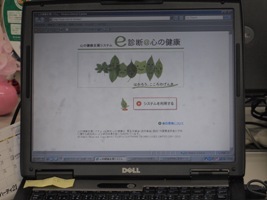 写真：e診断のパソコン画面