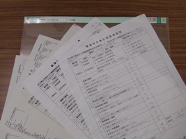 危険作業を洗い出した用紙の写真