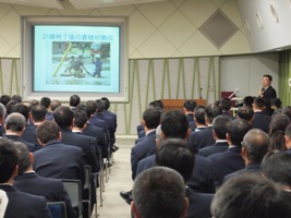 写真：安全管理研修の様子