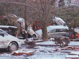 写真：被害状況の様子