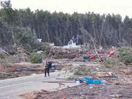写真：被害状況の様子