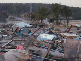 写真：被害状況の様子