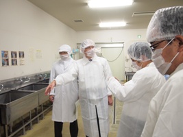 写真：職場診断の様子