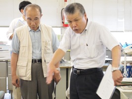 写真：職場巡視その１