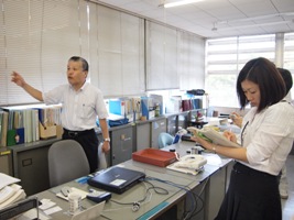 写真:職場巡視その2