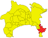 横須賀市位置図