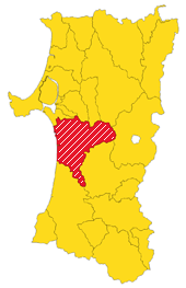 図：秋田市位置図