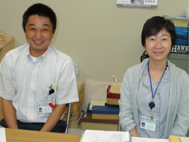 内田係長、矢島氏