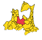 図：青森市位置