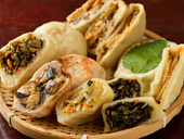 信州の郷土料理、おやき