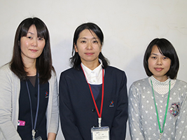 職員厚生課の保健師の皆さん