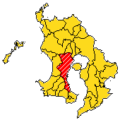鹿児島県鹿児島市位置