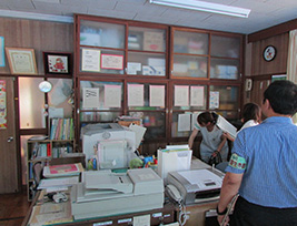 保育所の職場巡視の様子