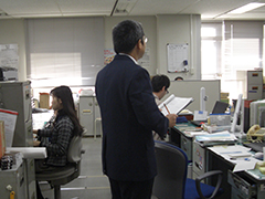 職場巡視の様子