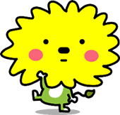 イラスト：阿南市の後方キャラクターのあななん