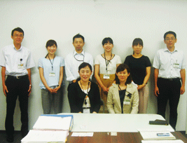 写真:職員課の皆さん