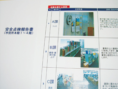 写真:安全点検報告書