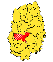 花巻市の位置図